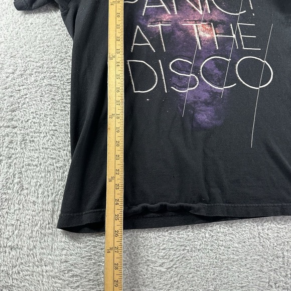 Panic at‎ the Disco Shirt Mens Medium Black Band Tee Tour Y2K Retro Graphic - Picture 5 of 9